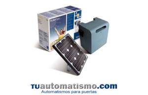 Kit solar Nice SOLEMYOKIT para puertas de garaje