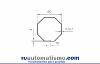 Adaptadores eje octogonal de 60x(0,6÷1)  Rueda + Corona